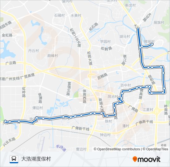 公交沥02路的线路图