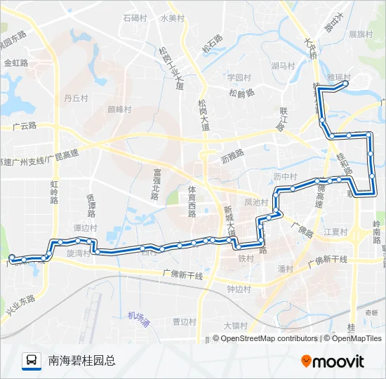 沥02路 Bus Line Map