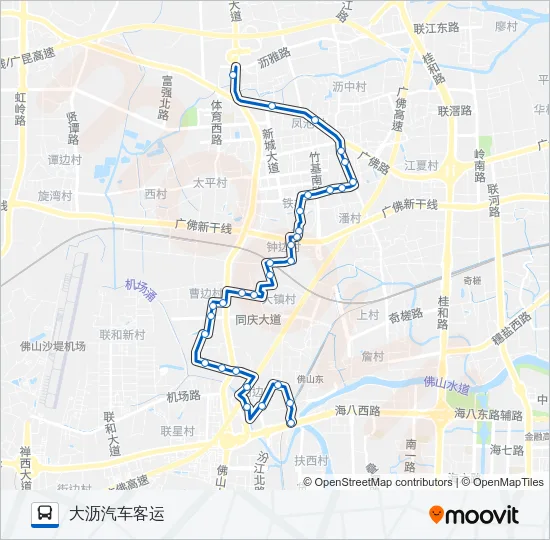 沥03路 Bus Line Map