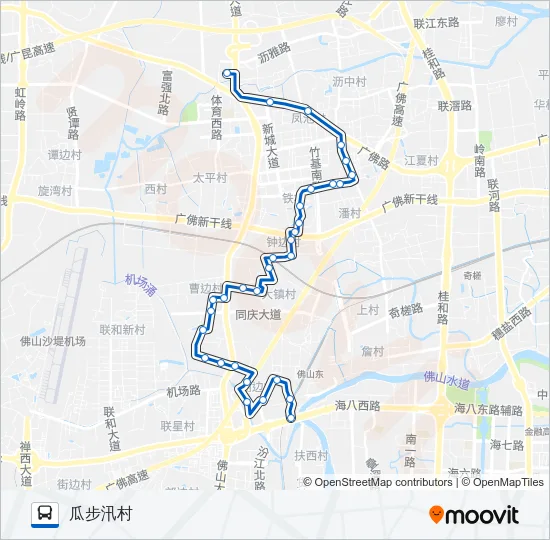 沥03路 Bus Line Map