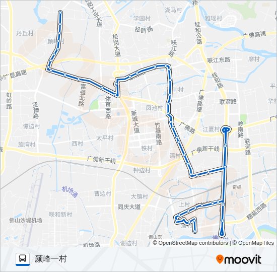 公交沥04路的线路图