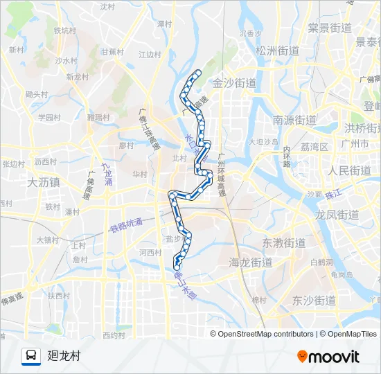 沥08路 Bus Line Map