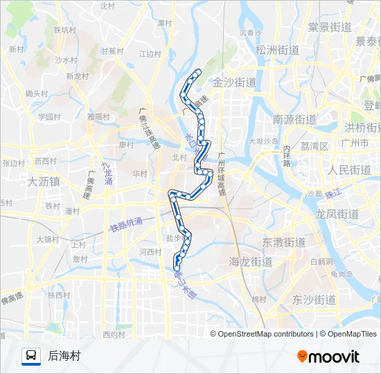 沥08路 Bus Line Map
