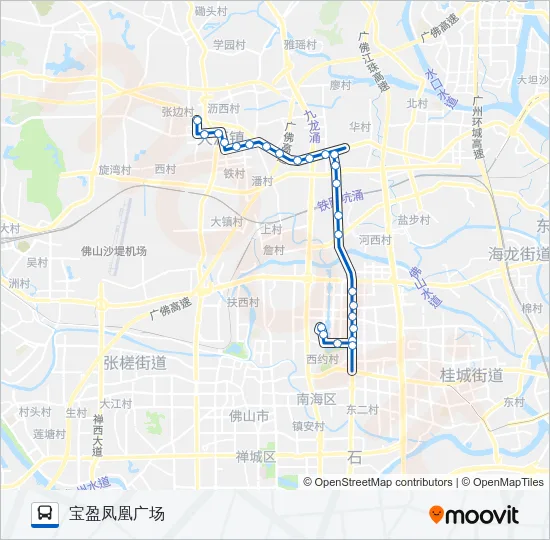 沥15路 Bus Line Map