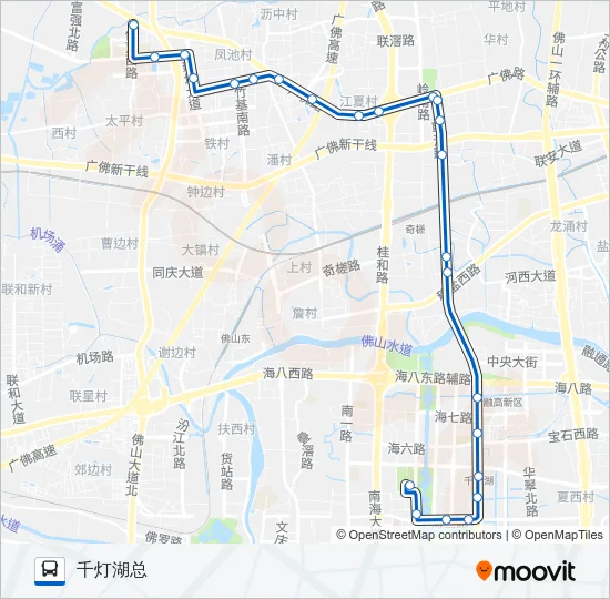 沥15路 Bus Line Map
