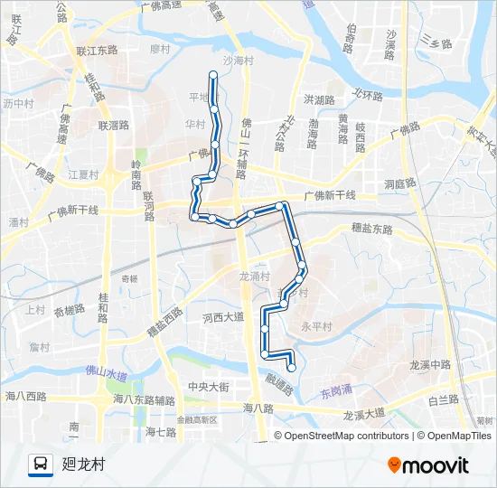 沥17路 Bus Line Map