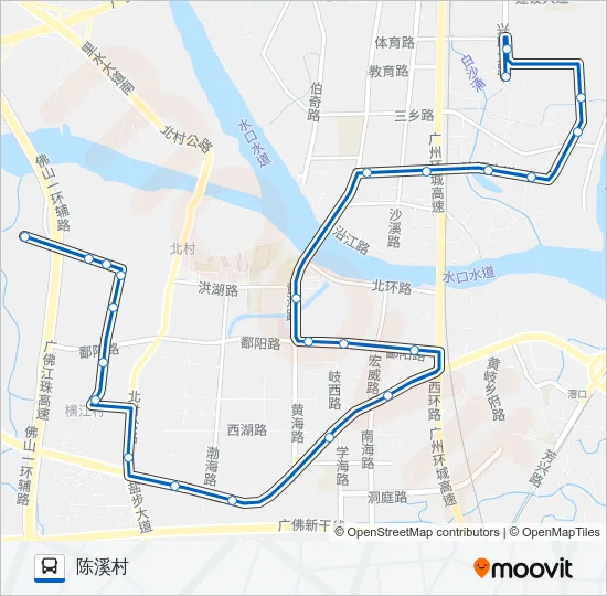 沥18路 Bus Line Map