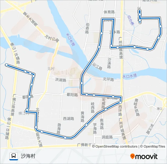 沥18路 Bus Line Map