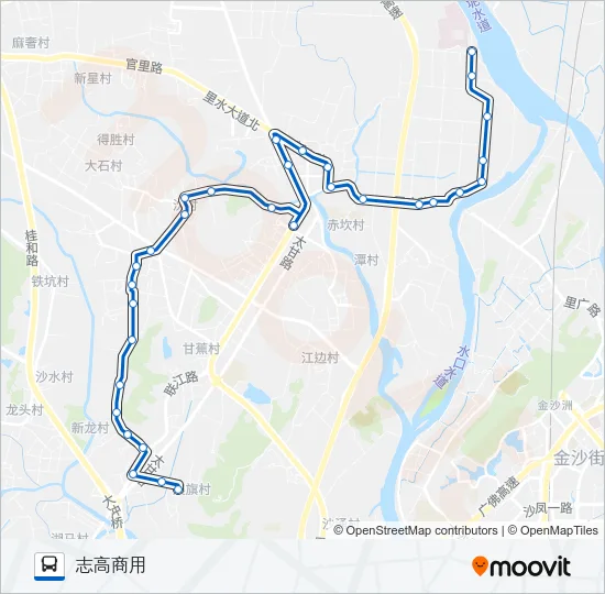里01路 Bus Line Map