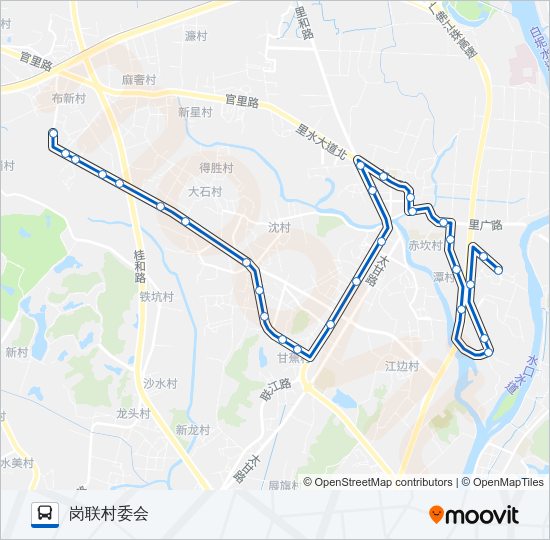 公交里02路的线路图