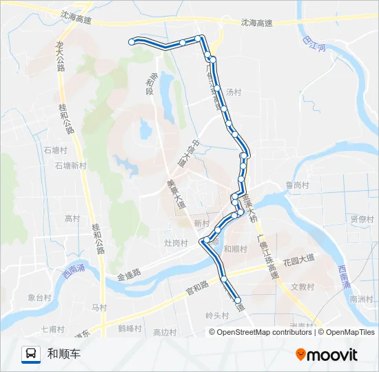 里03路 Bus Line Map