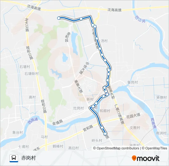 里03路 Bus Line Map