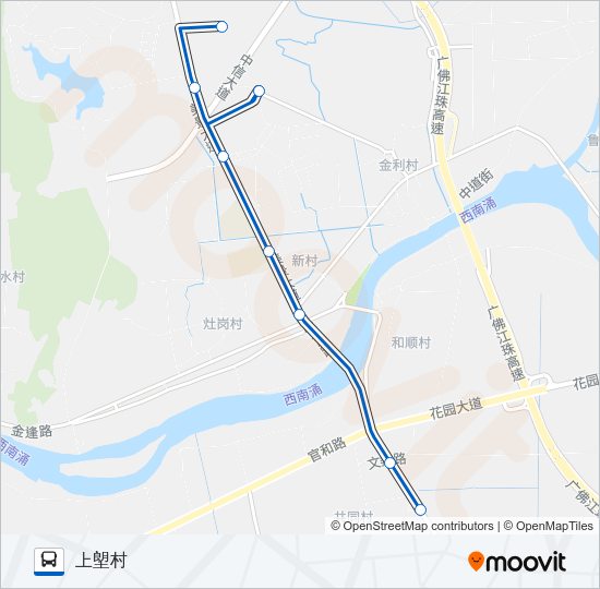 里05路 Bus Line Map