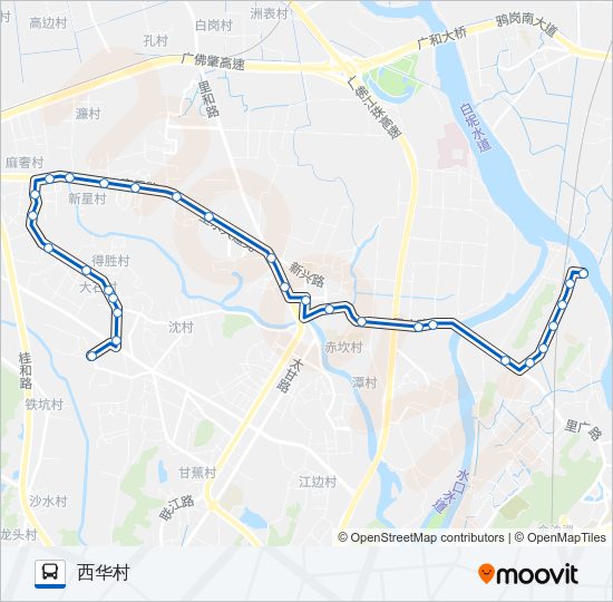 公交里10路的线路图