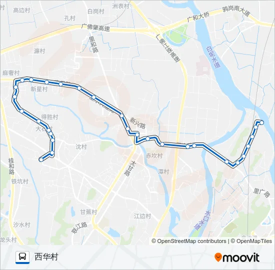 里10路 Bus Line Map