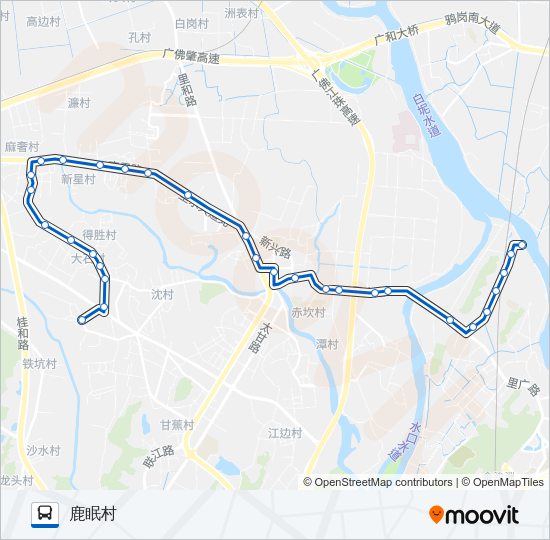 公交里10路的线路图