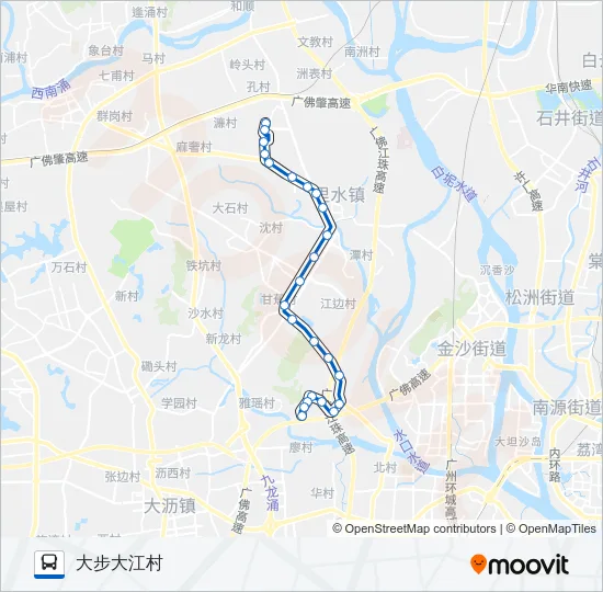 里12路 Bus Line Map