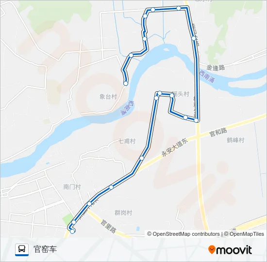 里15路 Bus Line Map