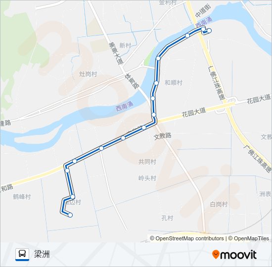 公交里19路的线路图