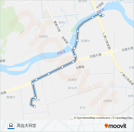 里19路 Bus Line Map