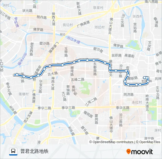 164B路 Bus Line Map