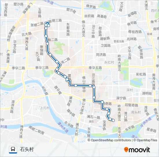 185B路 Bus Line Map