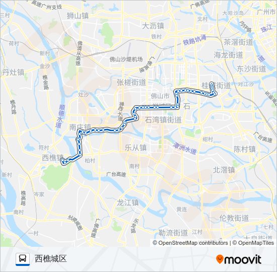 公交226干路的线路图
