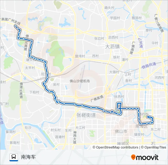 261A路 Bus Line Map
