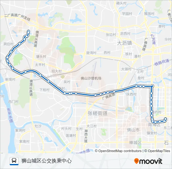 286A路 Bus Line Map