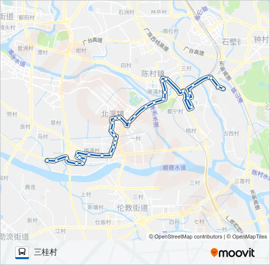 332A路 Bus Line Map