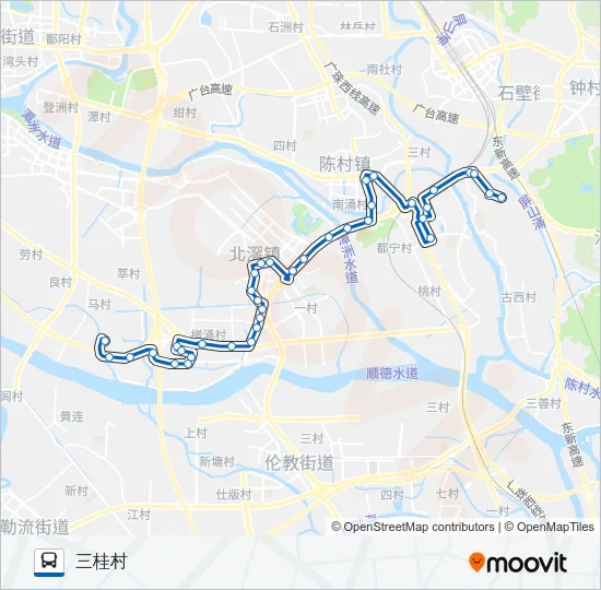 332B路 Bus Line Map