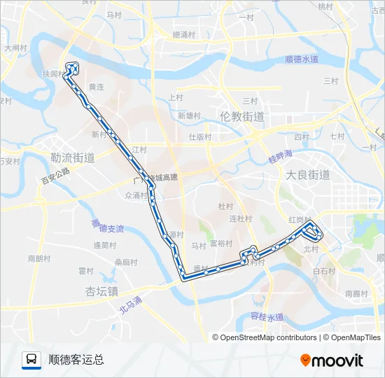 365B路 Bus Line Map