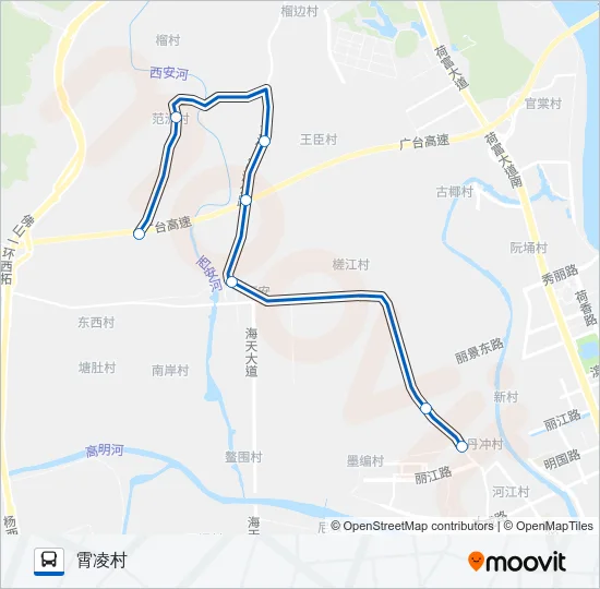 527A路 Bus Line Map