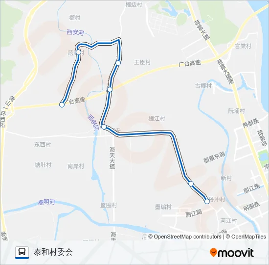 527A路 Bus Line Map