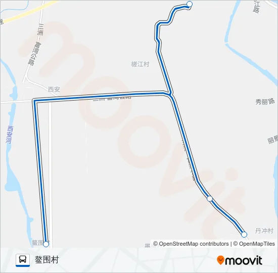527B路 Bus Line Map