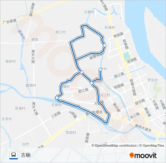527C路 Bus Line Map