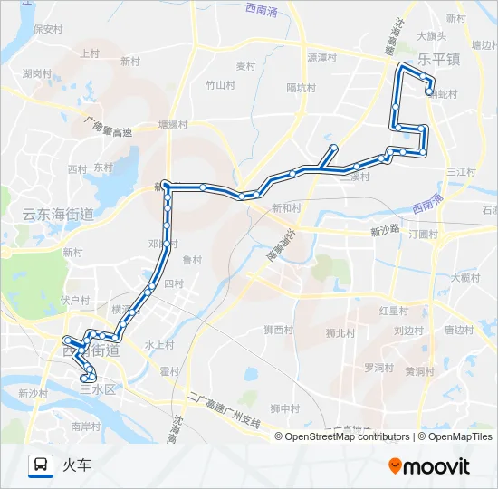 606B路 Bus Line Map