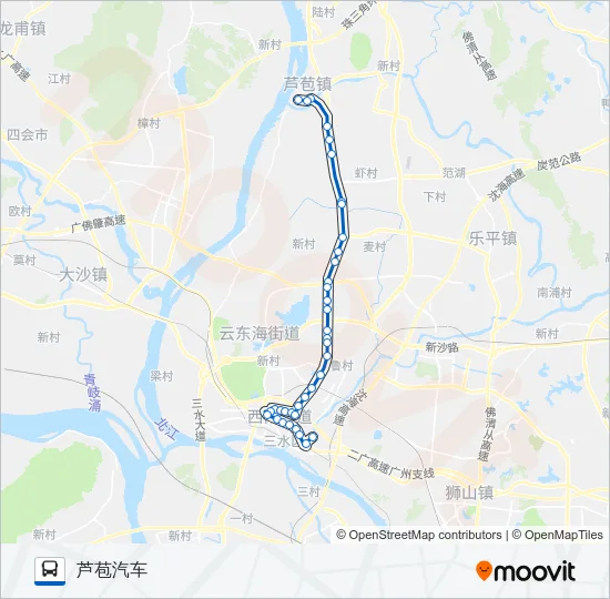614C路 Bus Line Map