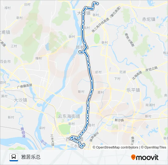 614C路 Bus Line Map