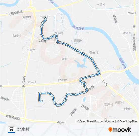 982A路 Bus Line Map