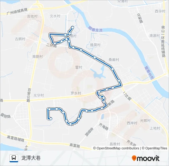 982B路 Bus Line Map