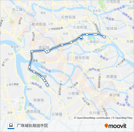 K391路 Bus Line Map