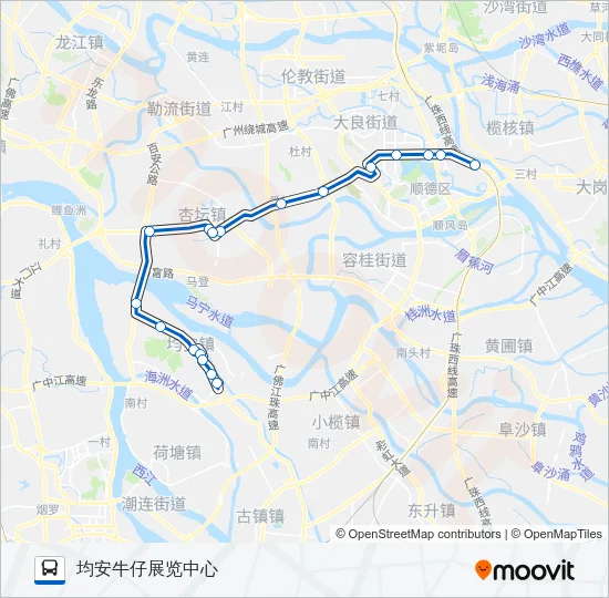 K391路 Bus Line Map
