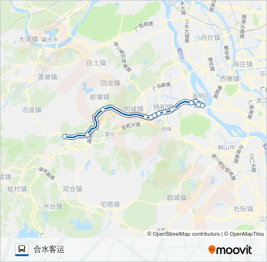 K508路 Bus Line Map