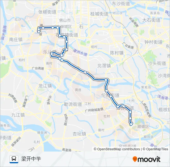 K807路 Bus Line Map