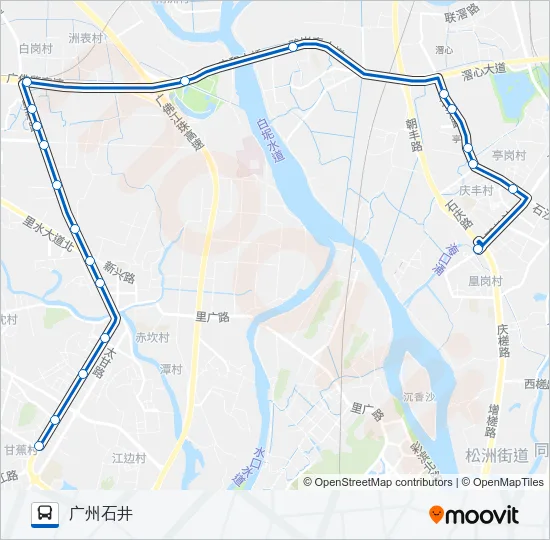 佛202路 Bus Line Map