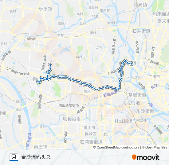 佛230路 Bus Line Map