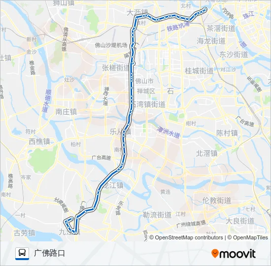 佛236路 Bus Line Map