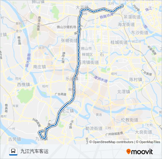 佛236路 Bus Line Map