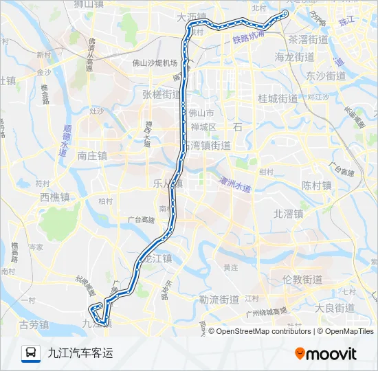 佛236路 Bus Line Map